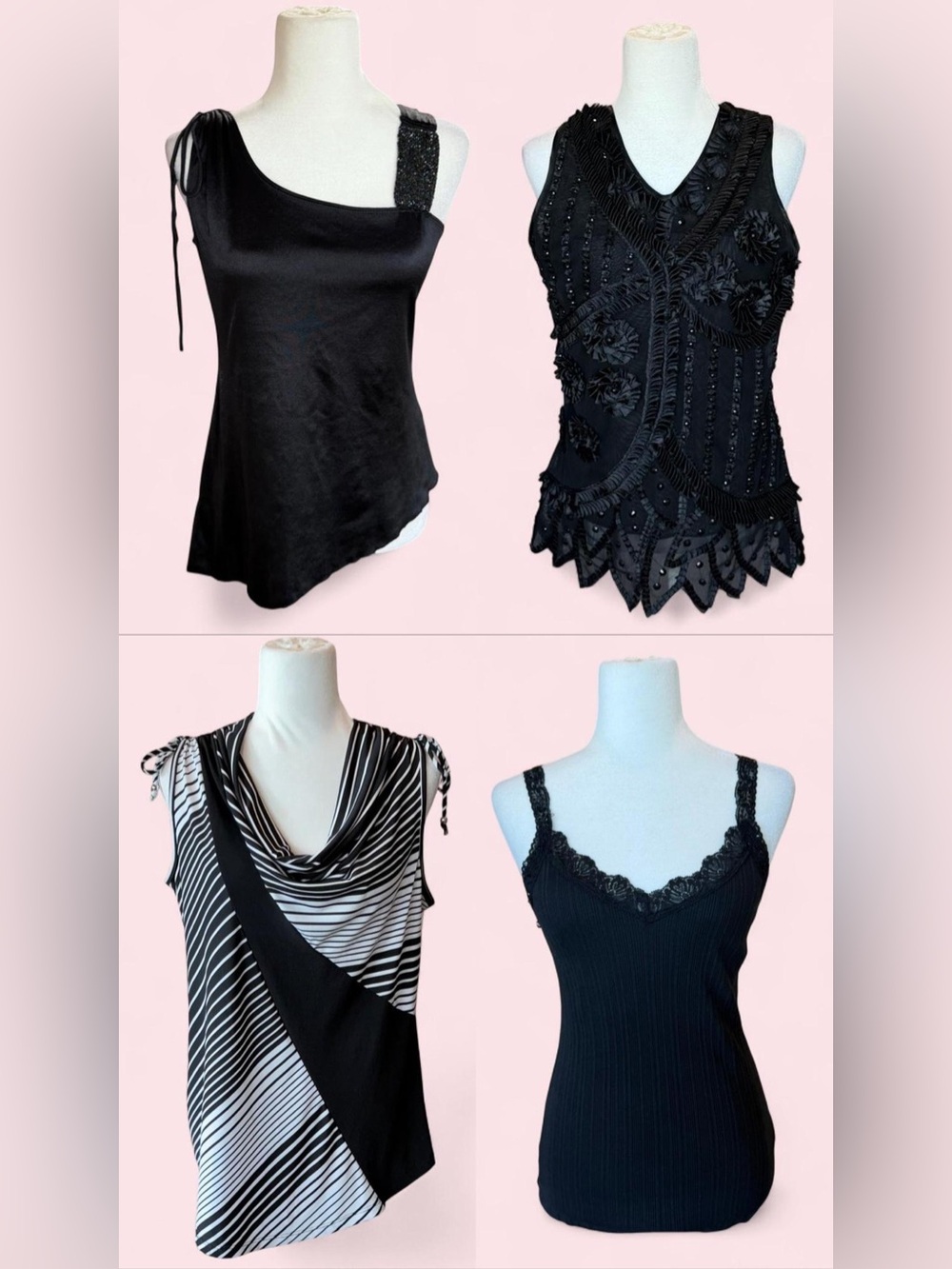 ‼️BUNDLE DEAL- Set of 4 Tops- Y2K (Lg)
